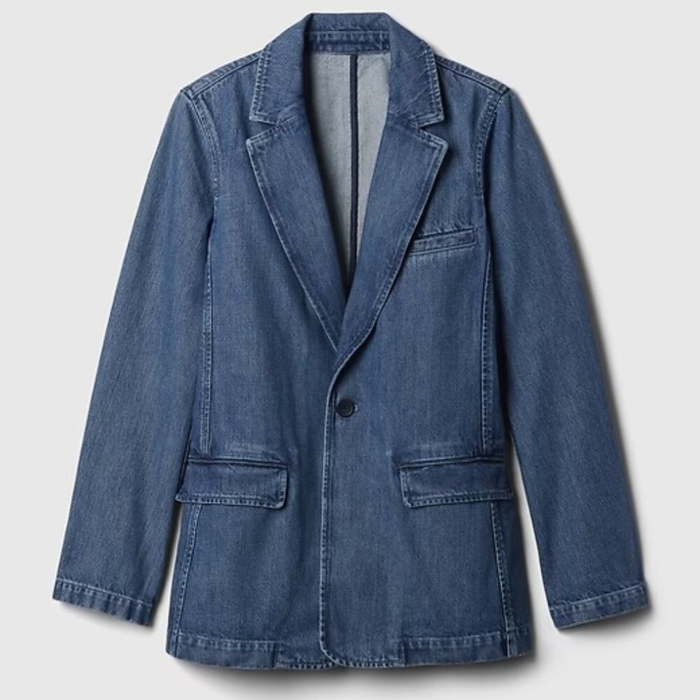 NWT GAP Denim Blazer